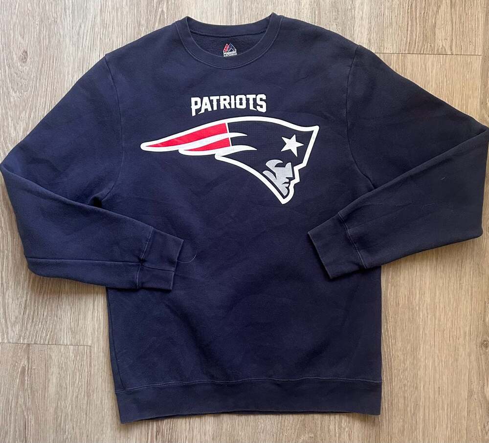 Majestic New England Patriots Crewneck Sweatshirt